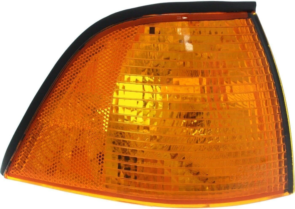 4-Piece Front Headlight Kit: Headlights Assembly & Corner Lamps Lens and Housing (Left & Right) for 1994-1999 BMW M3, 1992-1999 318i & More