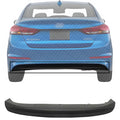 Rear Bumper Lower Valance Cover Textured for 2017-2018 Hyundai Elantra
