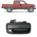Front Exterior Door Handle Textured Right Passenger Side, with Key Hole for 1995-2004 Toyota Tacoma