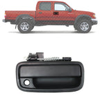 Front Exterior Door Handle Textured Right Passenger Side, with Key Hole for 1995-2004 Toyota Tacoma
