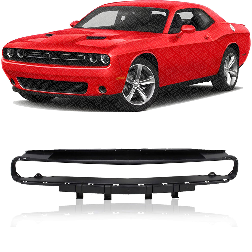 Front Upper Grille Reinforcement Textured, except SRT Hellcat Model for 2015-2023 Dodge Challenger