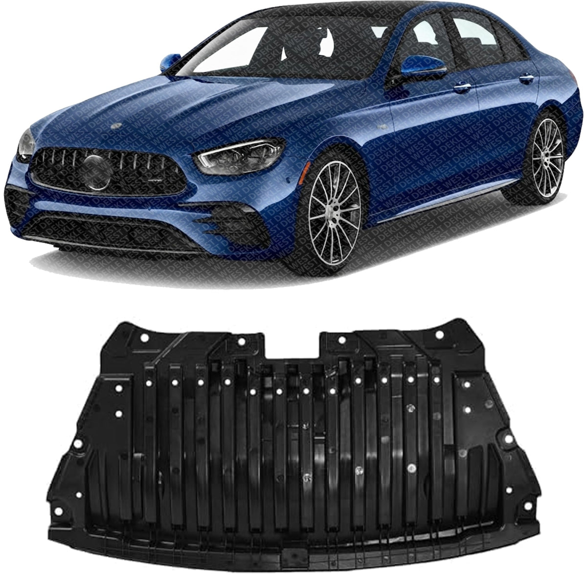 Front Engine Splash Shield Under Cover Plastic for 2017-2023 Mercedes-Benz E-Class & 2019-2021 CLS-Class