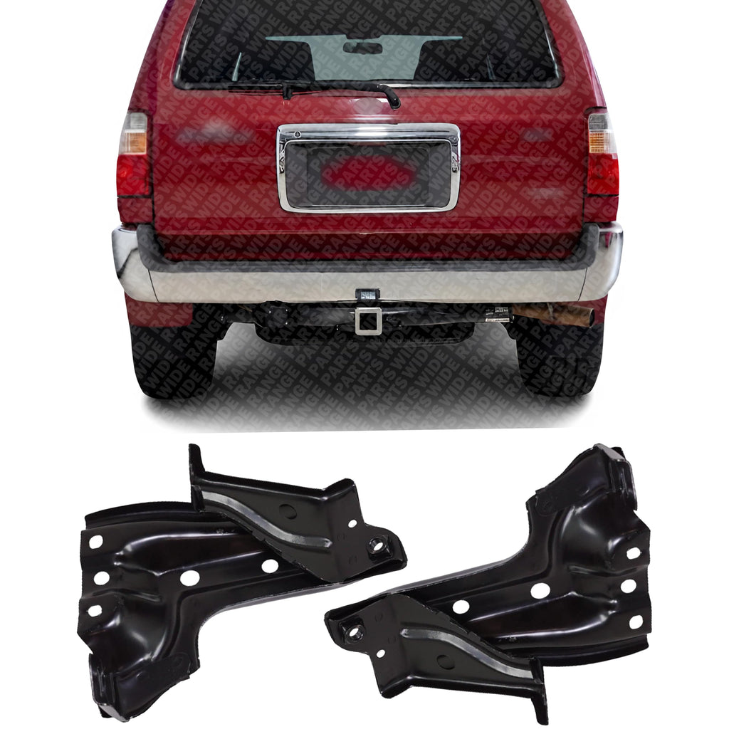 Set of 2 Rear Bumper Brackets Stay Support Steel Right Passenger & Left Driver Side for 1996-2002 Toyota 4Runner