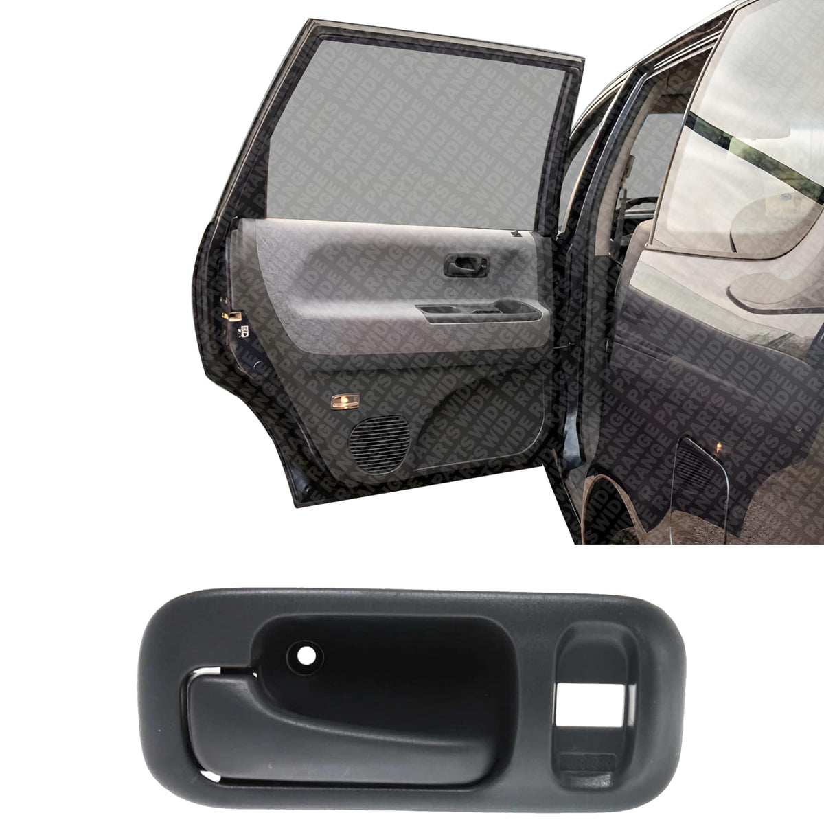Front Interior Door Handle Gray Plastic Left Driver Side for 1997-2001 Honda CR-V & 1995-1998 Odyssey