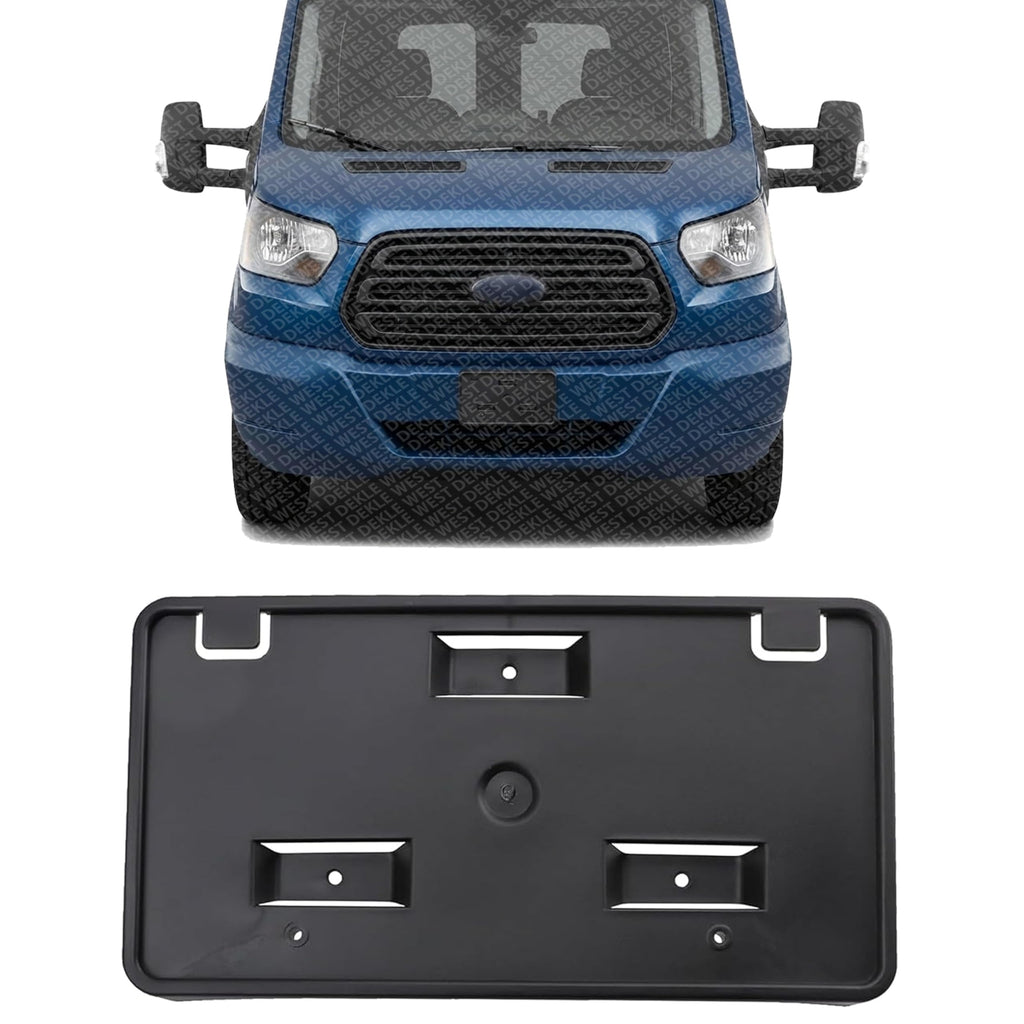 Front License Plate Bracket Textured for 2015-2019 Ford Transit-350, 2015-2019 Transit-150 & More