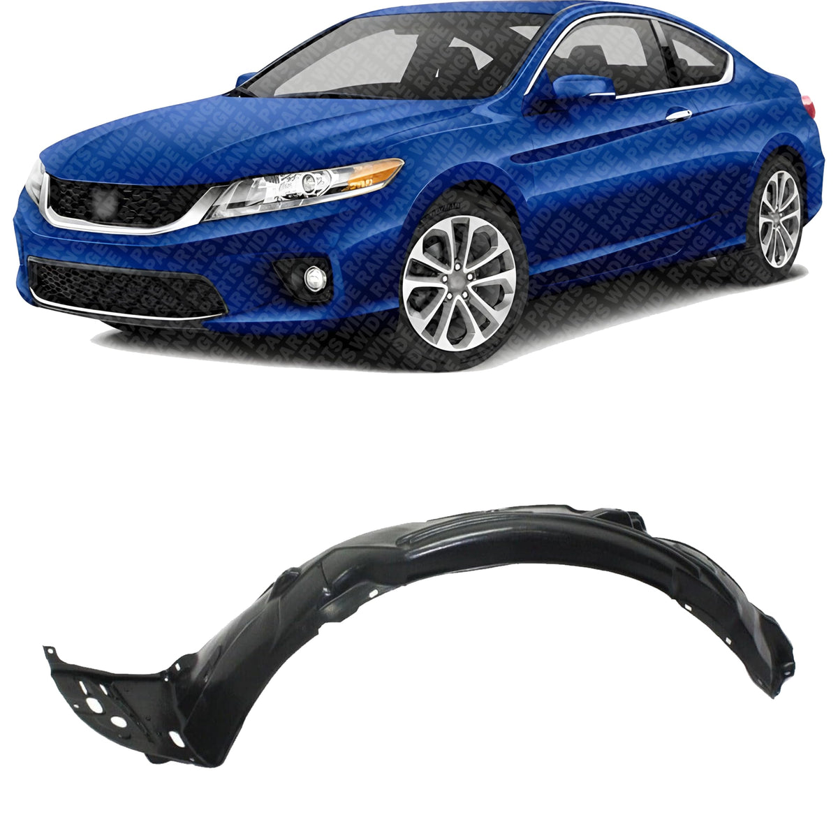 Front Fender Liner Vacuum Form Left Driver Side for 2013-2015 Honda Accord
