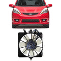 Front A/C Condenser Single Fan Assembly for 2007-2008 Honda Fit
