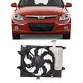 Front A/C Condenser Cooling Fan Assembly for 2011-2015 Hyundai Elantra, 2014 Kia Forte & More