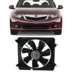 Front A/C Condenser Cooling Fan Assembly for 2008-2012 Honda Accord, 2009-2014 Acura TSX & More