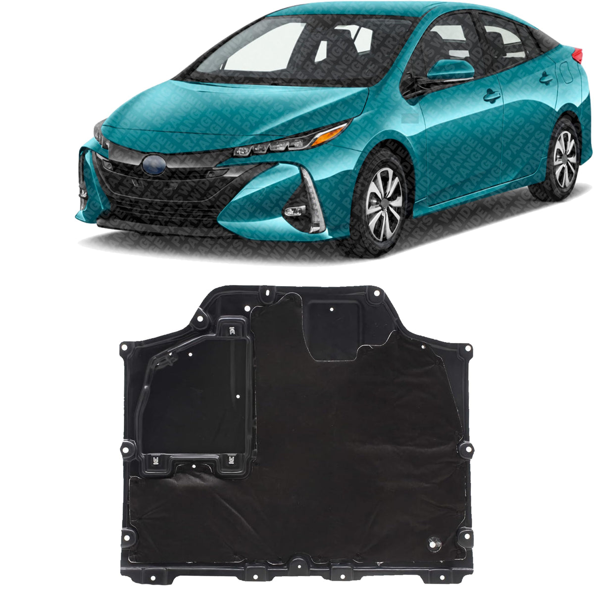 Front Center Engine Splash Shield Under Cover for 2016-2018 Toyota Prius