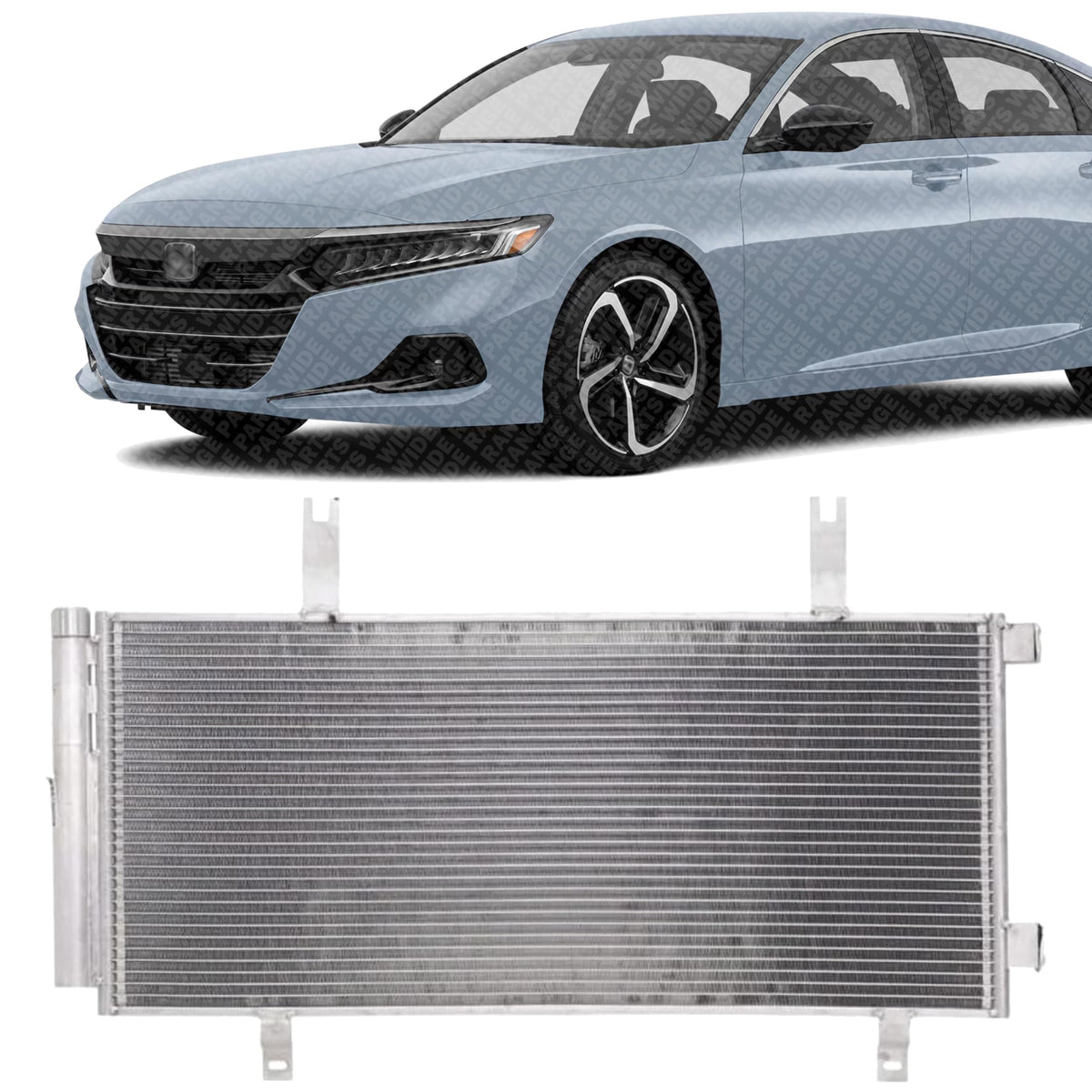 Front A/C Condenser Aluminum Core for 2018-2022 Honda Accord