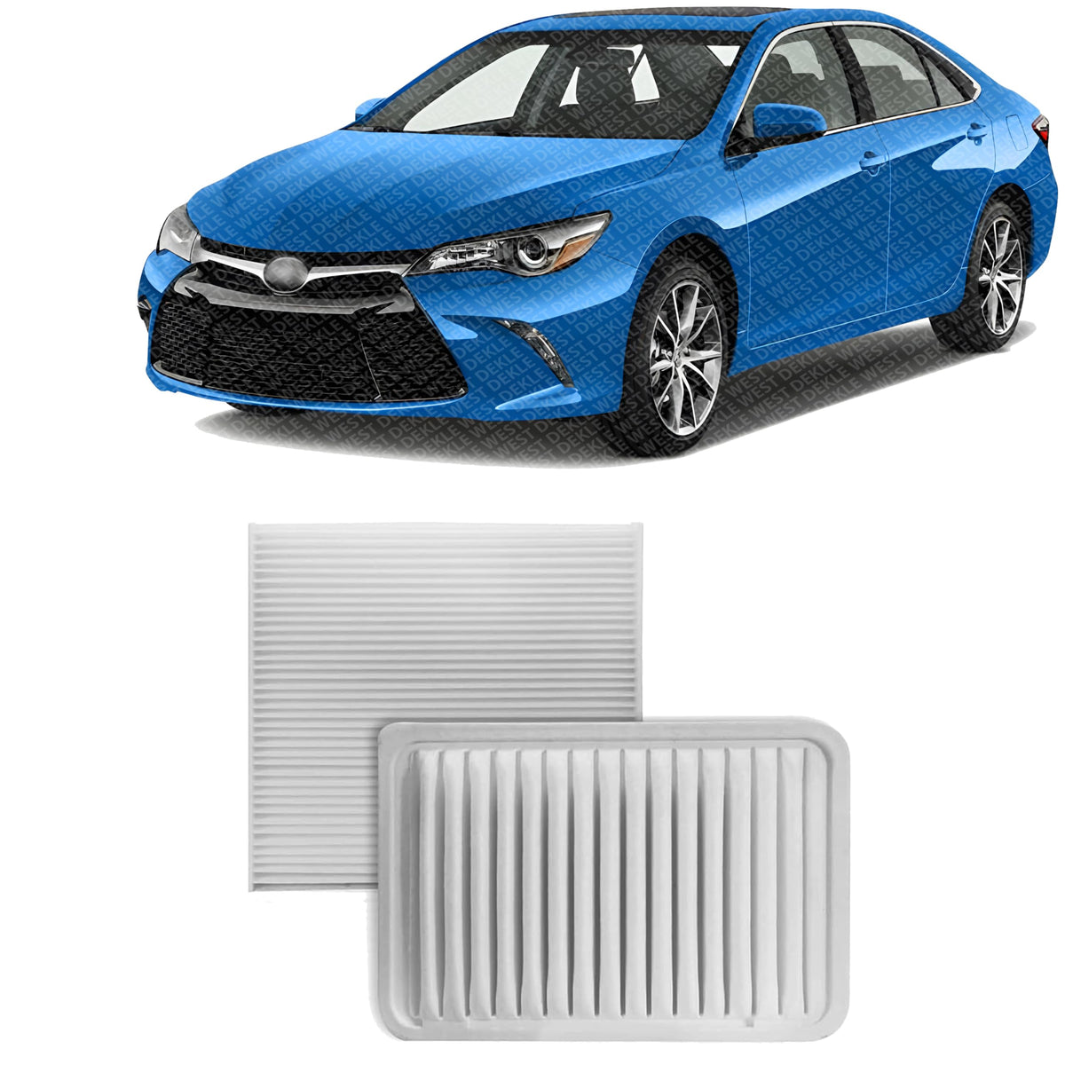 Combo Cabin & Engine Air Filter for 2007-2017 Toyota Camry & 2009-2016 Venza