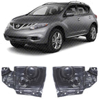 Set of 2 Front Engine Splash Shield Under Cover Right Passenger & Left Driver Side for 2008-2012 Nissan Rogue
