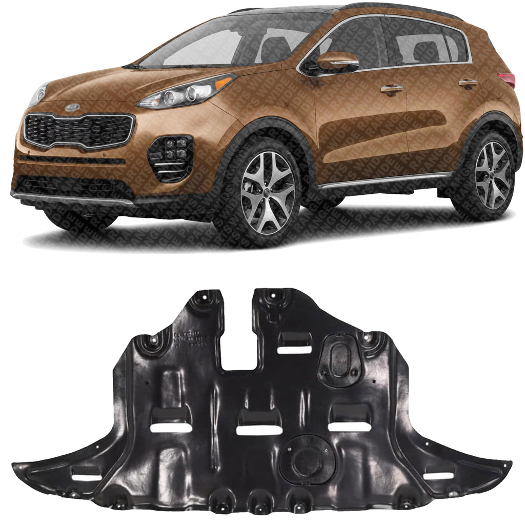 Front Engine Splash Shield Under Cover Plastic for 2017-2019 Kia Sportage