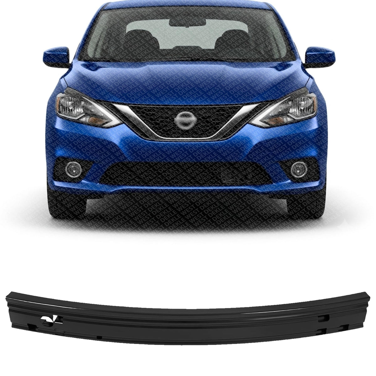 Front Bumper Reinforcement Steel for 2013-2019 Nissan Sentra