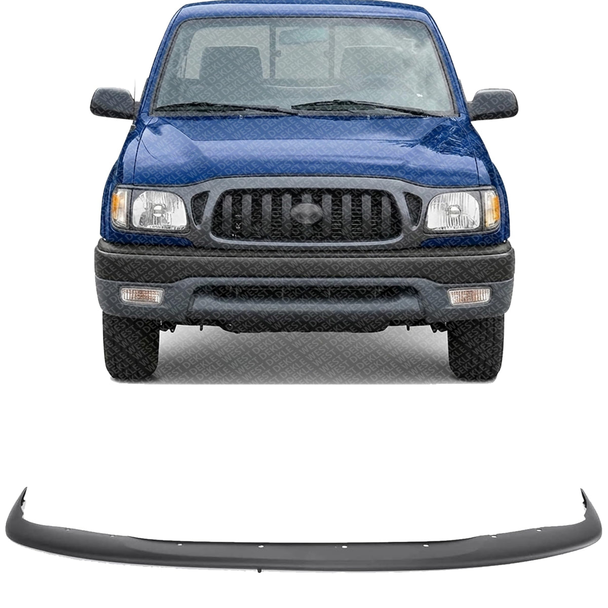 Front Bumper Upper Filler Primed Plastic for 2001-2004 Toyota Tacoma