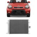 Front A/C Condenser Aluminum Core for 2010-2011 Kia Soul