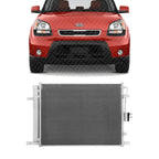 Front A/C Condenser Aluminum Core for 2010-2011 Kia Soul
