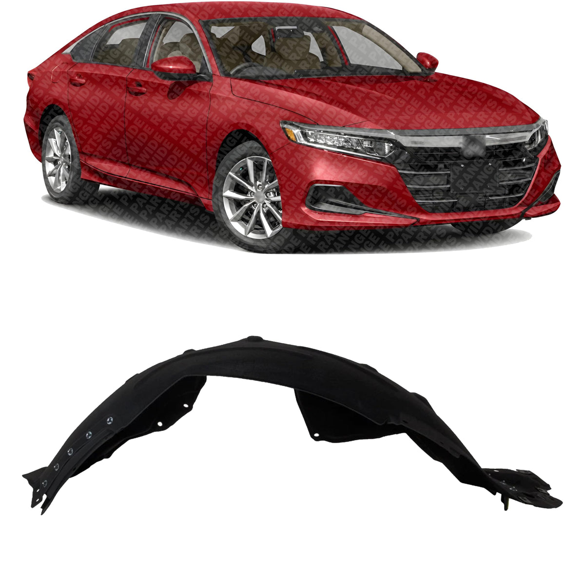 Front Fender Liner Right Passenger Side for 2018-2022 Honda Accord
