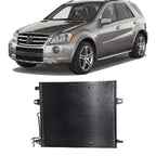 Front A/C Condenser Aluminum Core for 2006-2011 Mercedes-Benz ML-Class, 2007-2012 GL-Class & More