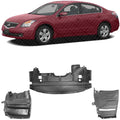 Set of 3 Front Engine Splash Shield Under Cover for 2007-2009 Nissan Altima