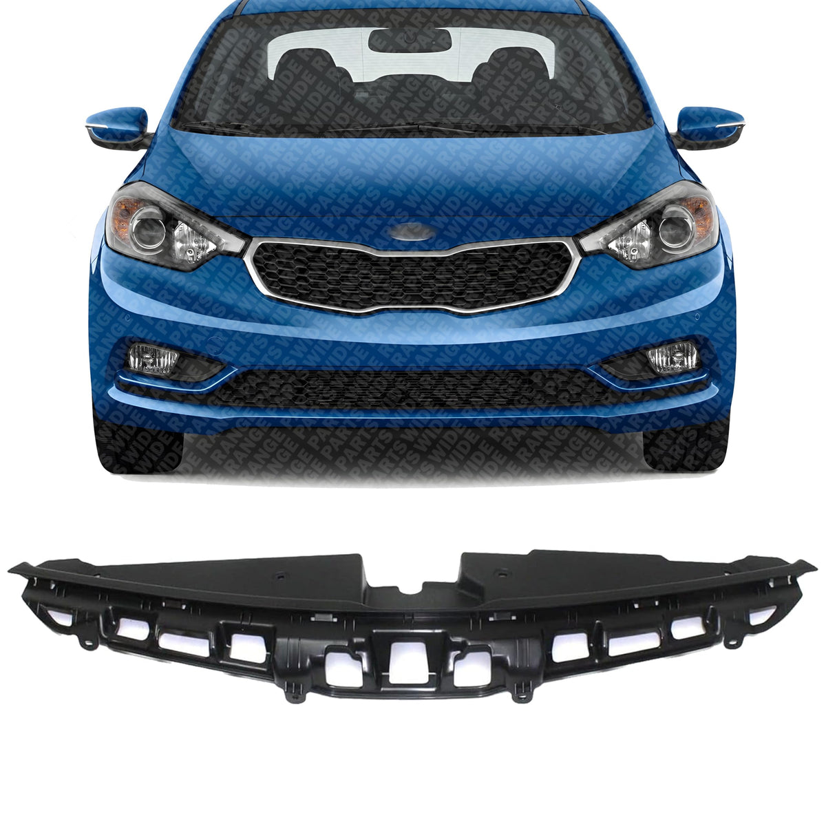 Front Grille Insert Textured Plastic for 2014-2016 Kia Forte & 2014-2016 Forte5