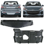 Front & Rear Engine Splash Shield Under Cover for 2010-2013 Mazda 3