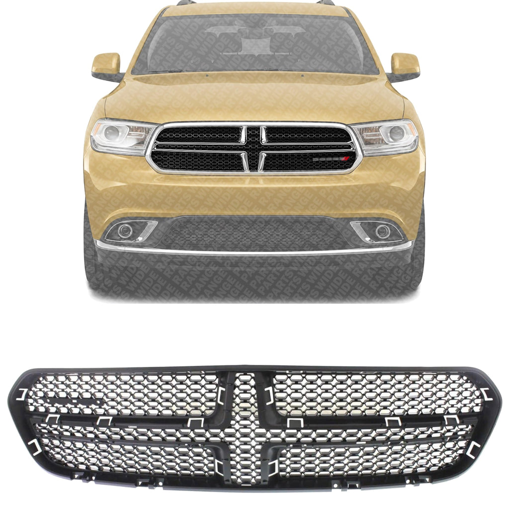 Front Grille Insert Textured Black for 2014-2020 Dodge Durango