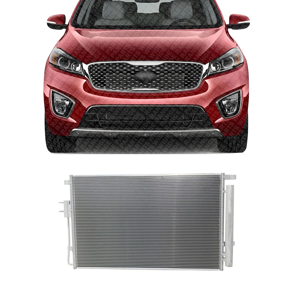 Front A/C Condenser Aluminum Core for 2016-2018 Kia Sorento