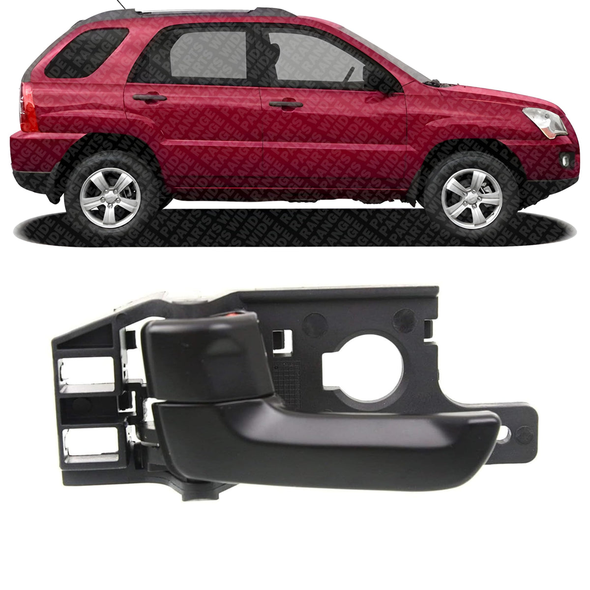 Front or Rear Interior Door Handle Right Passenger Side for 2005-2010 Kia Sportage