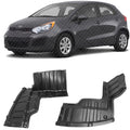 Set of 2 Front Engine Splash Shield Plastic Left Driver & Right Passenger Side for 2012-2013 Kia Rio