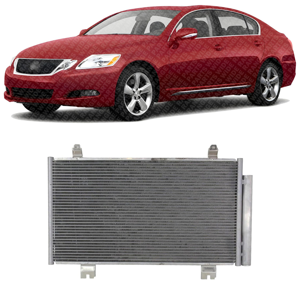Front A/C Condenser Aluminum Core for 2006 Lexus GS300, 2006-2007 GS430 & More