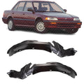 Set of 2 Front Fender Liner Right Passenger & Left Driver Side for 1988-1991 Honda Civic
