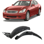Set of 2 Front Fender Liner Left Driver & Right Passenger Side for 2007-2008 Infiniti G35, 2009-2013 G37 & More