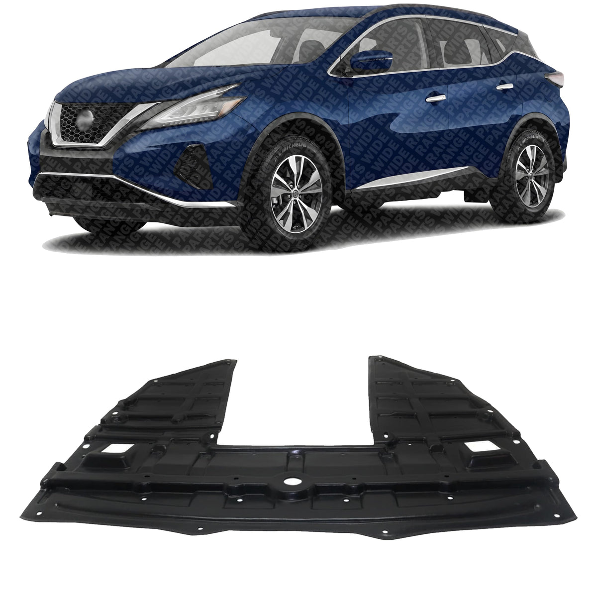 Front Engine Splash Shield Vacuum Form Under Cover for 2015-2021 Nissan Murano
