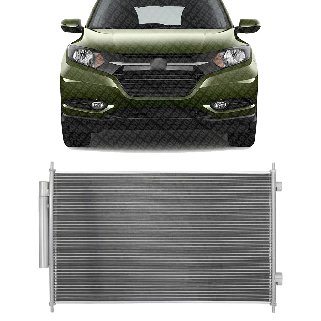 Front A/C Condenser Aluminum Core for 2016-2022 Honda HR-V
