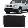 Front A/C Condenser Aluminum Core for 2003-2011 Honda Element & 2002-2006 CR-V