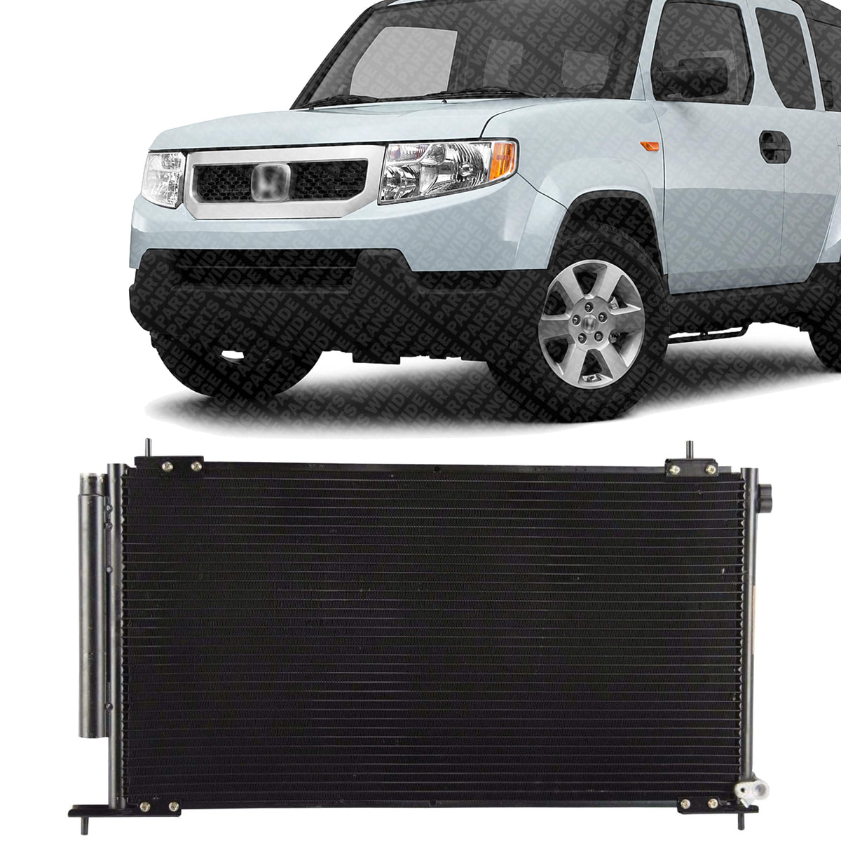 Front A/C Condenser Aluminum Core for 2003-2011 Honda Element & 2002-2006 CR-V