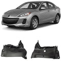 Set of 2 Front Engine Splash Shield Under Covers Right Passenger & Left Driver Side for 2010-2013 Mazda 3 & 2012-2017 5