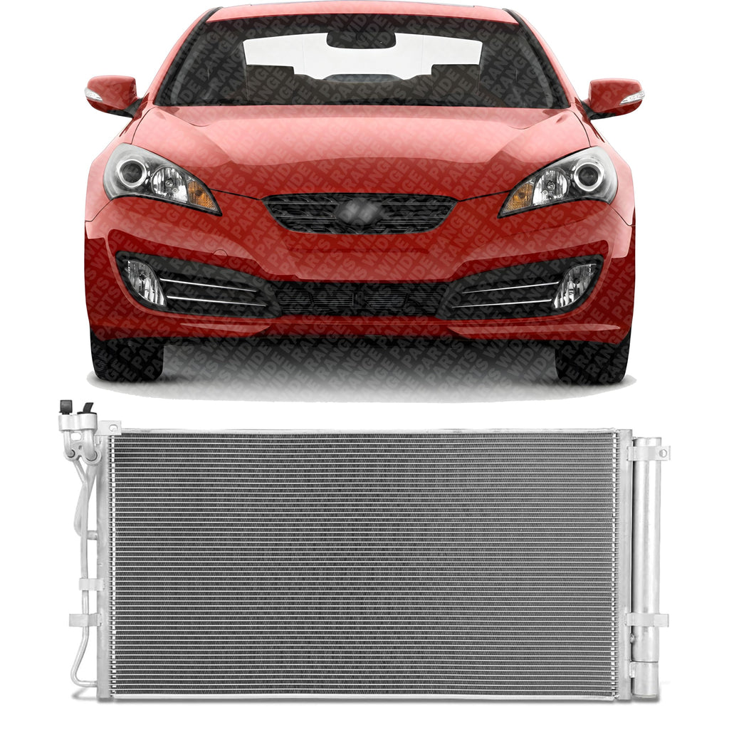 Front A/C Condenser Aluminum Core for 2010-2012 Hyundai Genesis