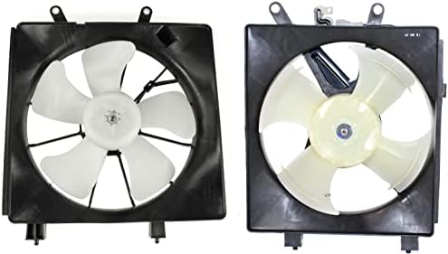 Radiator and A/C Condenser Fan - Driver and Passenger Side, For Models With Radiator Marked 0A18 For 2000-2004 Toyota Avalon