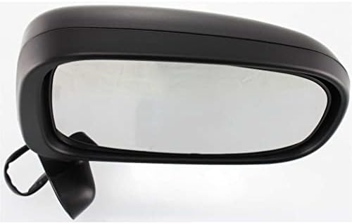 Passenger Side Mirror, Power Adjust, Manual Folding, Non-Heated, Textured Black, No Signal Light, No Memory, No Puddle Light, No Auto-Dimming, No Blind Spot Feature For 1991-1997 Toyota Previa