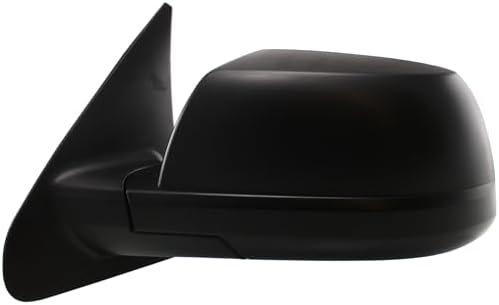 Driver and Passenger Side Mirror, Manual Adjust, Non-Heated, Manual Folding, Textured Black, No Signal Light, No Memory, No Puddle Light, No Auto-Dim, No Blind Spot Feature For 2007-2013 Toyota Tundra