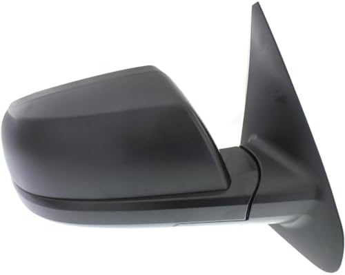 Driver and Passenger Side Mirror, Manual Adjust, Non-Heated, Manual Folding, Textured Black, No Signal Light, No Memory, No Puddle Light, No Auto-Dim, No Blind Spot Feature For 2007-2013 Toyota Tundra