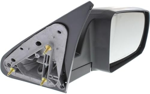Driver and Passenger Side Mirror, Manual Adjust, Non-Heated, Manual Folding, Textured Black, No Signal Light, No Memory, No Puddle Light, No Auto-Dim, No Blind Spot Feature For 2007-2013 Toyota Tundra