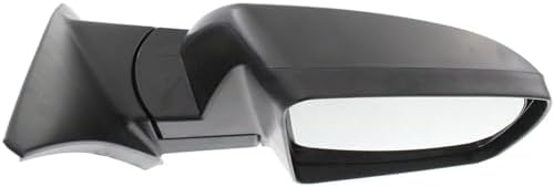 Driver and Passenger Side Mirror, Manual Adjust, Non-Heated, Manual Folding, Textured Black, No Signal Light, No Memory, No Puddle Light, No Auto-Dim, No Blind Spot Feature For 2007-2013 Toyota Tundra