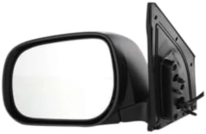 Driver Side Mirror, Power Adjust, Non-Heated, Manual Folding, Paintable, No Signal Light, No Memory, No Puddle Light, No Auto-Dim, No Blind Spot Feature For 2006-2008 Toyota RAV4