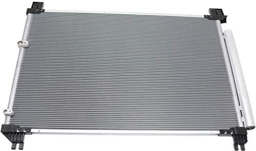 A/C Condenser, Excludes Hybrid For 2014–2019 Toyota Highlander