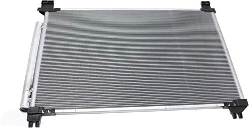 A/C Condenser, Excludes Hybrid For 2014–2019 Toyota Highlander