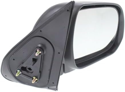 Driver and Passenger Side Mirrors, Manual Adjust, Manual Folding, Non-Heated, Textured Black, No Signal Light, No Memory, No Puddle Light, No Auto-Dimming For 2012-2015 Toyota Tacoma